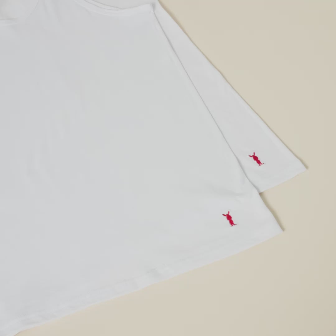 3-Pack White Premium 100% Cotton Sleeveless Vests