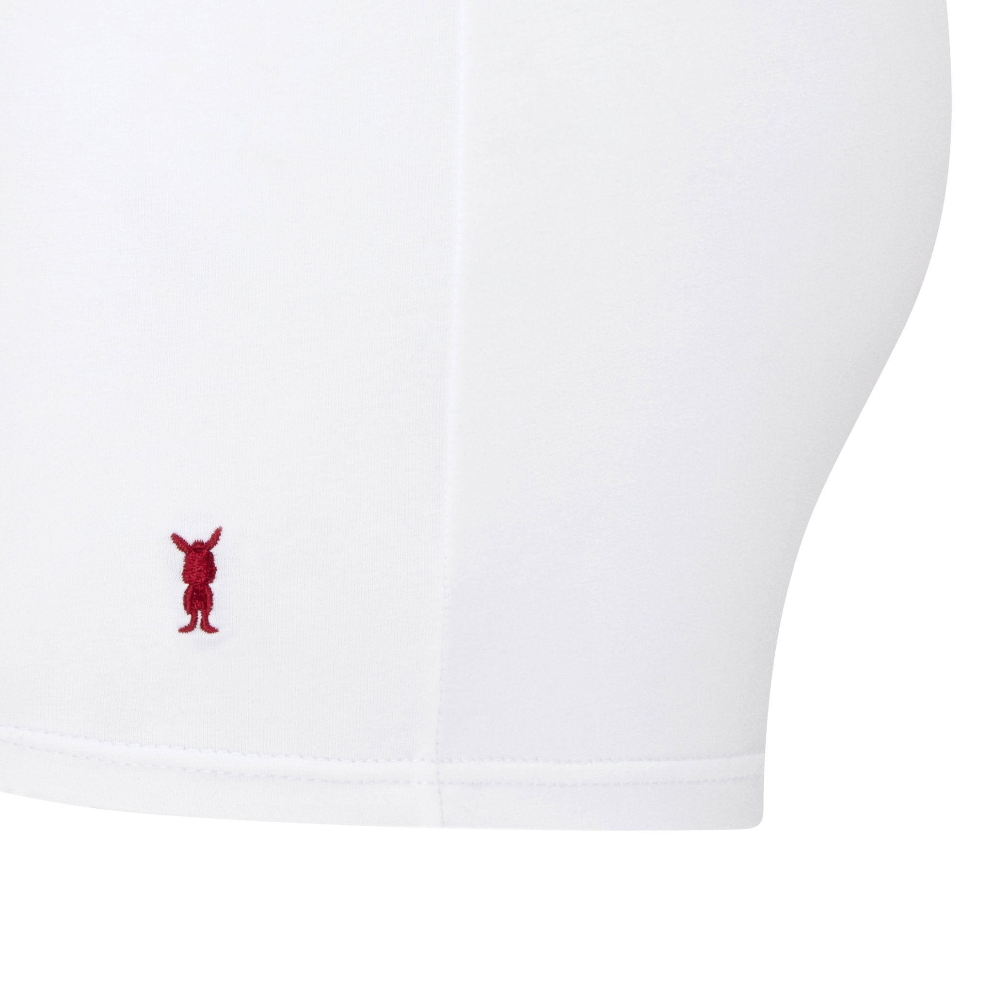 3-Pack Burgundy White Black Mix Premium Cotton Boxer-briefs