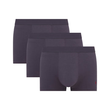 3-Pack Grey Premium Cotton Boxer-briefs