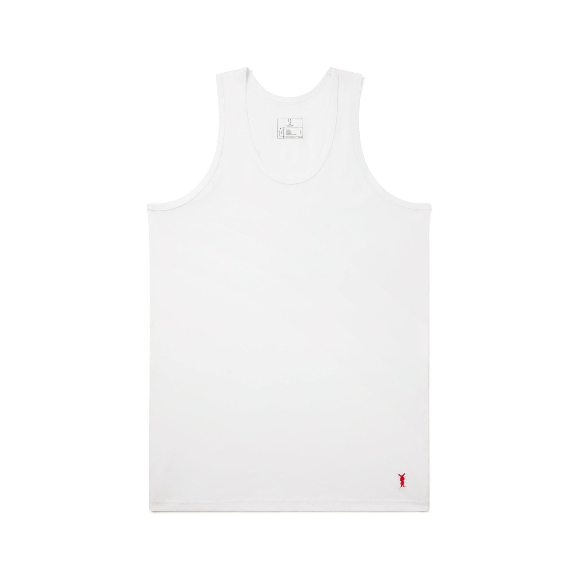 3-Pack White Premium 100% Cotton Sleeveless Vests