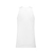 3-Pack White Premium 100% Cotton Sleeveless Vests