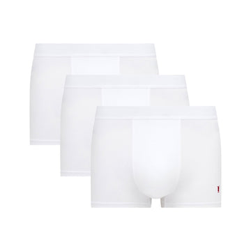 3-Pack White Premium Cotton Boxer-briefs